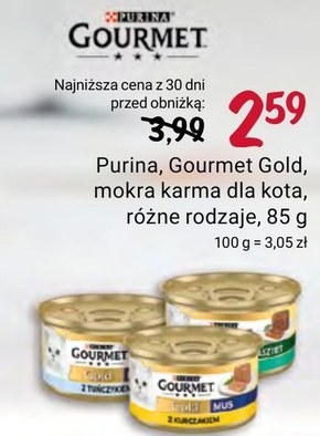 Gourmet Gold Karma dla kotów mus z indykiem 85 g niska cena