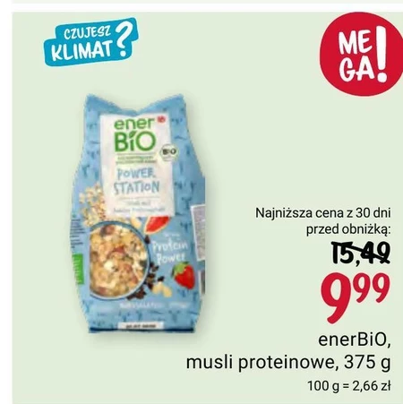 Musli proteinowe EnerBiO