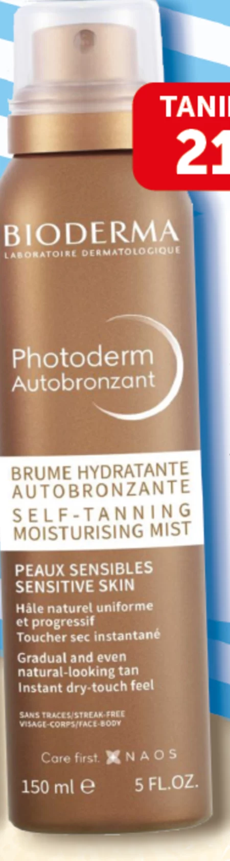 Spray samoopalający Bioderma