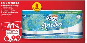 Foxy Artistico Papier toaletowy 8 rolek niska cena