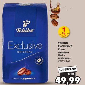 Tchibo Exclusive Kawa palona ziarnista 1000 g niska cena