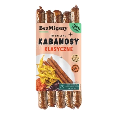 BezMięsny Bezmięsne kabanosy klasyczne 160 g - 0