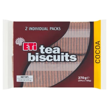 Tea Biscuit Cocoa Herbatniki 370 g (2 x 185 g) - 0