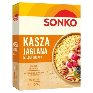 Sonko Kasza jaglana 400 g (4 x 100 g) - 0