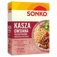 Sonko Kasza owsiana prażona pęczak 400 g (4 x 100 g)