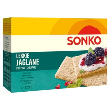 Sonko Pieczywo chrupkie Lekkie jaglane 170 g - 0