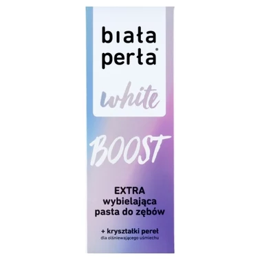 Biała Perła White Boost Extra wybielająca pasta do zębów 75 ml - 0