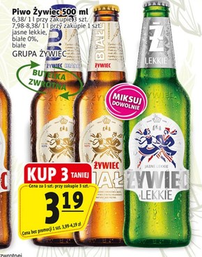 Żywiec Białe Piwo pszeniczne 500 ml niska cena