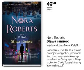 Sława i śmierć Nora Roberts niska cena