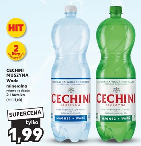 Woda mineralna Cechini niska cena