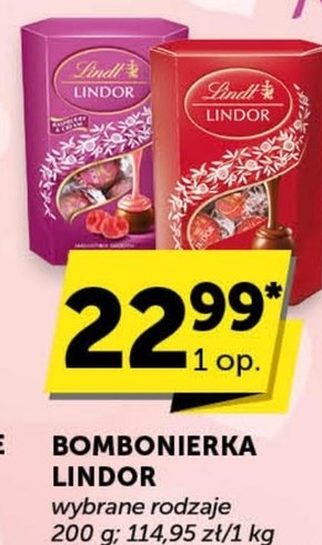 Lindt Lindor Praliny z czekolady mlecznej 200 g niska cena