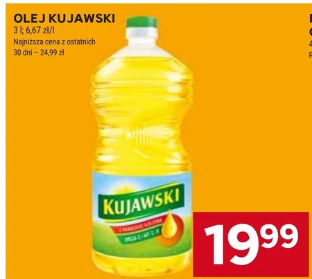 Kujawski Olej rzepakowy z pierwszego tłoczenia 3 l