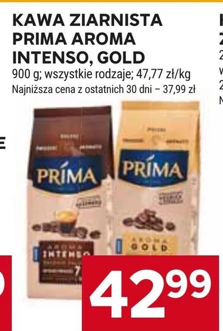 Prima Aroma Gold Kawa ziarnista 900 g