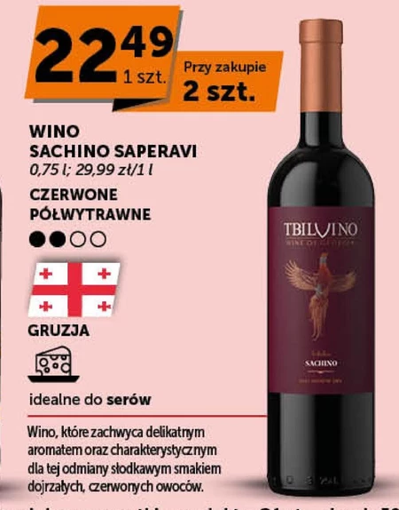 Wino czerwone Sachino