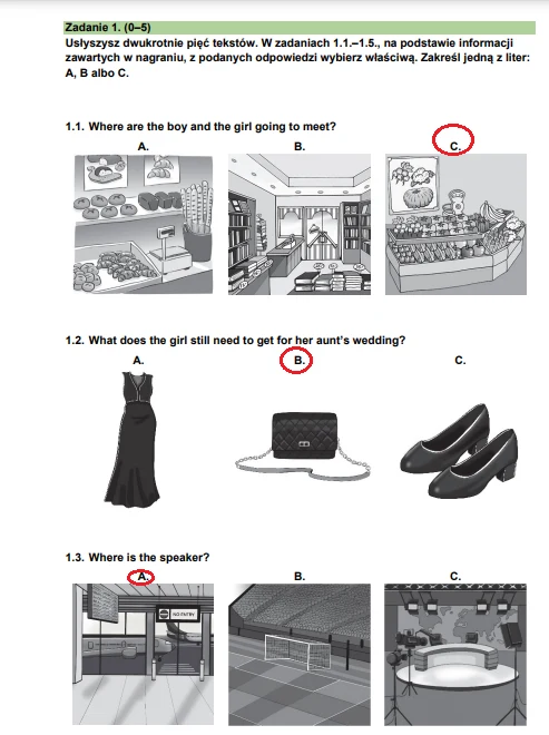 Egzamin ósmoklasisty 2024: Język angielski. Arkusz CKE i odpowiedzi - strona 3 Egzamin ósmoklasisty 2024: Język angielski. Arkusz CKE i odpowiedzi - strona 3