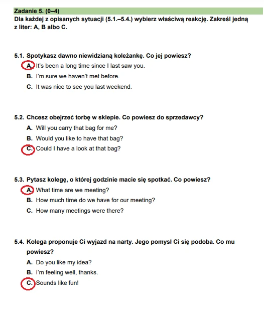 Egzamin ósmoklasisty 2024: Język angielski. Arkusz CKE i odpowiedzi - strona 6 Egzamin ósmoklasisty 2024: Język angielski. Arkusz CKE i odpowiedzi - strona 6