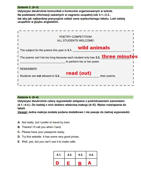 Egzamin ósmoklasisty 2024: Język angielski. Arkusz CKE i odpowiedzi - strona 5 Egzamin ósmoklasisty 2024: Język angielski. Arkusz CKE i odpowiedzi - strona 5