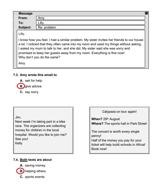Egzamin ósmoklasisty 2024: Język angielski. Arkusz CKE i odpowiedzi - strona 9 Egzamin ósmoklasisty 2024: Język angielski. Arkusz CKE i odpowiedzi - strona 9
