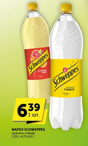 Schweppes Citrus Mix Napój gazowany 1,35 l niska cena