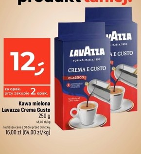 Lavazza Crema E Gusto Classico Kawa mielona 250 g niska cena
