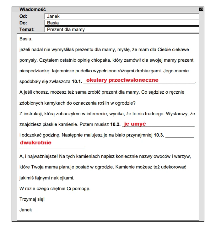 Egzamin ósmoklasisty 2024: Język angielski. Arkusz CKE i odpowiedzi - strona 13 Egzamin ósmoklasisty 2024: Język angielski. Arkusz CKE i odpowiedzi - strona 13