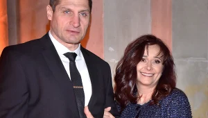 Andrzej Gołota z żoną Mariolą