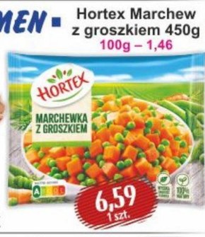Hortex Marchewka z groszkiem 450 g  niska cena
