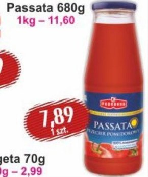 Podravka Passata przecier pomidorowy 680 g niska cena