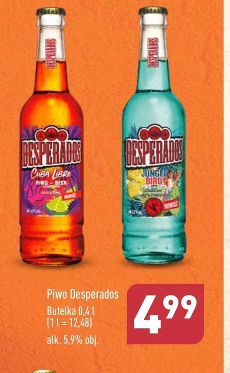 Desperados Cranberry Fizz Piwo aromatyzowane 400 ml