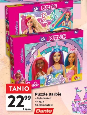 Puzzle Barbie niska cena