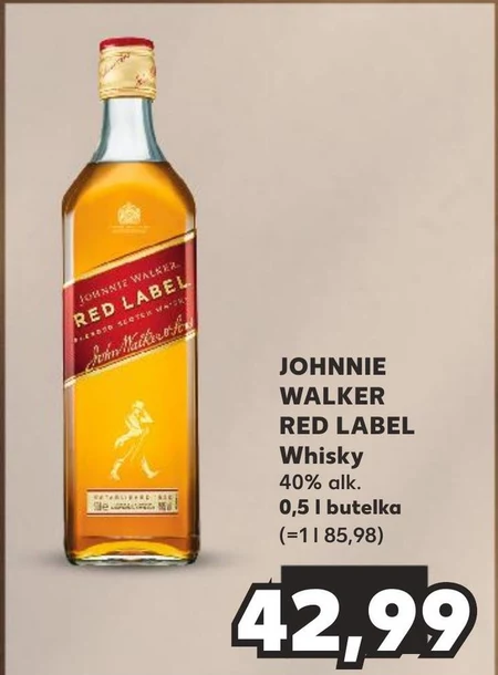 Johnnie Walker Red Label Blended Scotch Whisky 50 cl