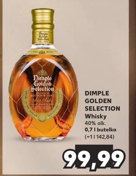 Dimple Golden Selection Blended Scotch Whisky 700 ml
