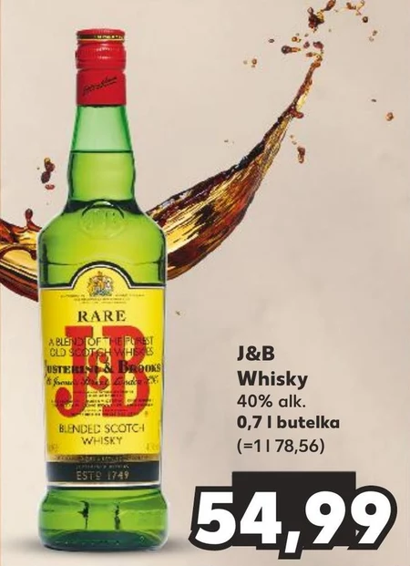 J&B Rare Scotch Whisky 700 ml