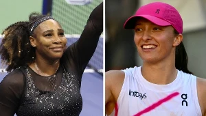 Serena Williams i Iga Świątek