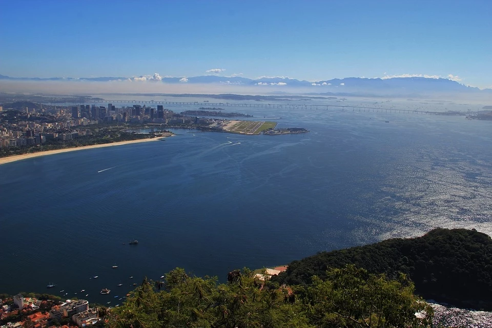 Lotnisko Santos Dumont w Rio de Janeiro.