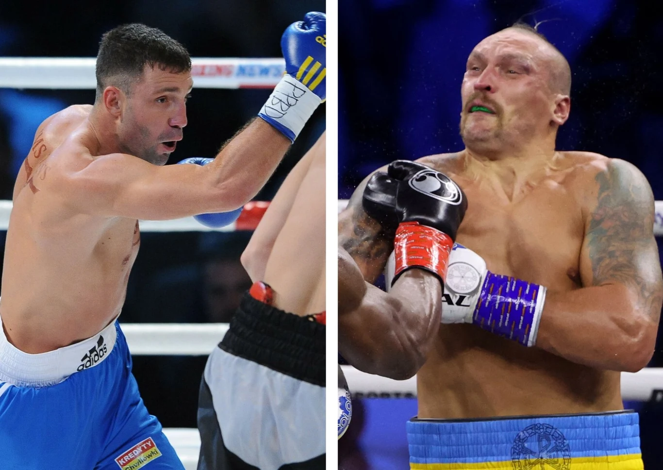 Łukasz Wawrzyczek w 2005 roku na ringu amatorskim pokonał Ołeksandra Usyka, pojedynek odbył się w Łęcznej w ramach towarzyskiego meczu reprezentacji Polski i Ukrainy Łukasz Wawrzyczek w 2005 roku na ringu amatorskim pokonał Ołeksandra Usyka, pojedynek odbył się w Łęcznej w ramach towarzyskiego meczu reprezentacji Polski i Ukrainy