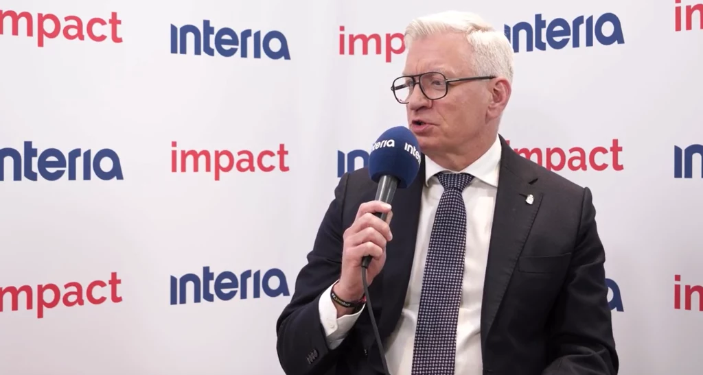 Jacek Jaśkowiak, prezydent Poznania był gościem Interii podczas kongresu Impact 2024