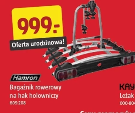 Bagażnik rowerowy Hamron