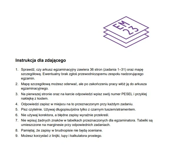 Matura 2024: Geografia, poziom rozszerzony. Arkusz CKE i rozwiązania - strona 2