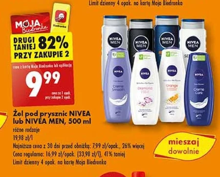 Żel pod prysznic Nivea