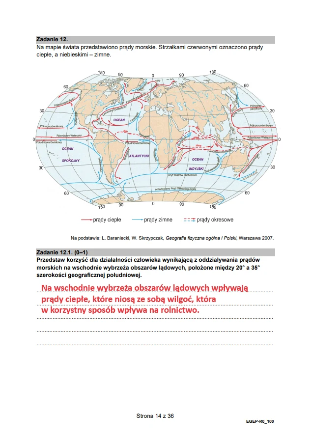 Matura 2024. Rozszerzona geografia (formuła 2015). Arkusz CKE i odpowiedzi - strona 14 Matura 2024. Rozszerzona geografia (formuła 2015). Arkusz CKE i odpowiedzi - strona 14