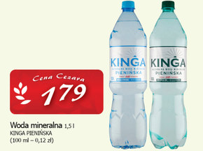 Kinga Pienińska Naturalna woda mineralna niegazowana niskosodowa 1,5 l niska cena