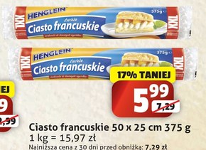 Ciasto francuskie Henglein niska cena