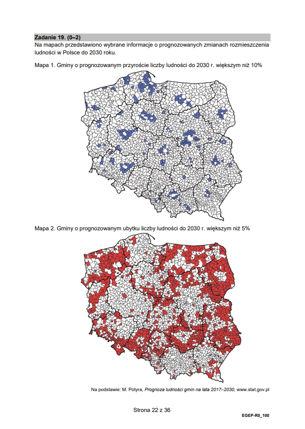 Matura 2024. Rozszerzona geografia (formuła 2015). Arkusz CKE i odpowiedzi - strona 22 Matura 2024. Rozszerzona geografia (formuła 2015). Arkusz CKE i odpowiedzi - strona 22