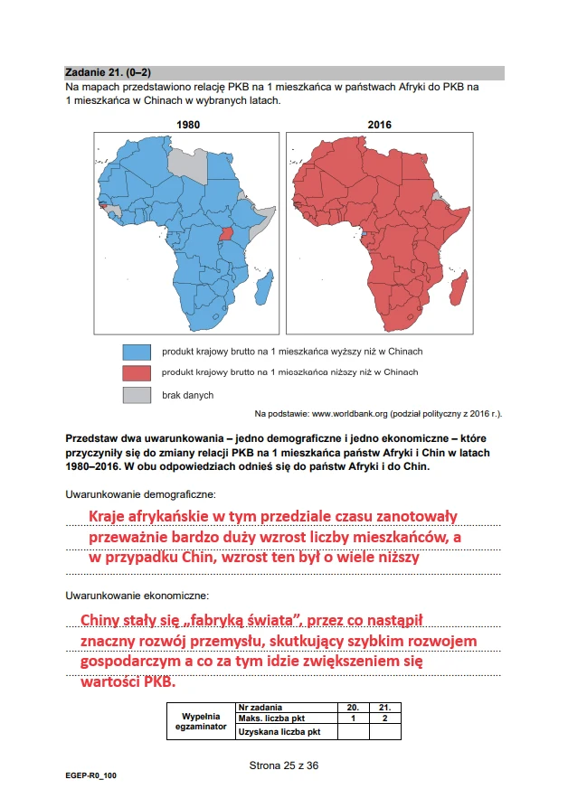 Matura 2024. Rozszerzona geografia (formuła 2015). Arkusz CKE i odpowiedzi - strona 25 Matura 2024. Rozszerzona geografia (formuła 2015). Arkusz CKE i odpowiedzi - strona 25