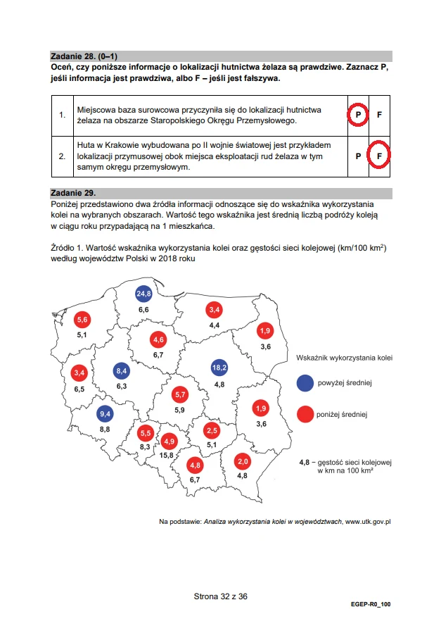 Matura 2024. Rozszerzona geografia (formuła 2015). Arkusz CKE i odpowiedzi - strona 32 Matura 2024. Rozszerzona geografia (formuła 2015). Arkusz CKE i odpowiedzi - strona 32
