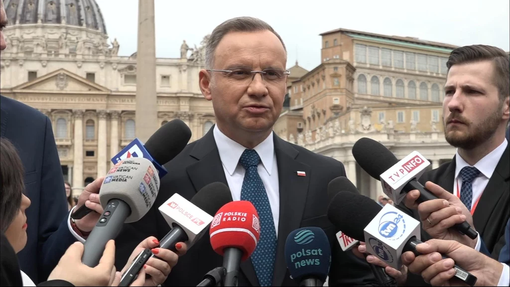 Andrzej Duda złożył deklarację ws. budowy CPK Andrzej Duda złożył deklarację ws. budowy CPK