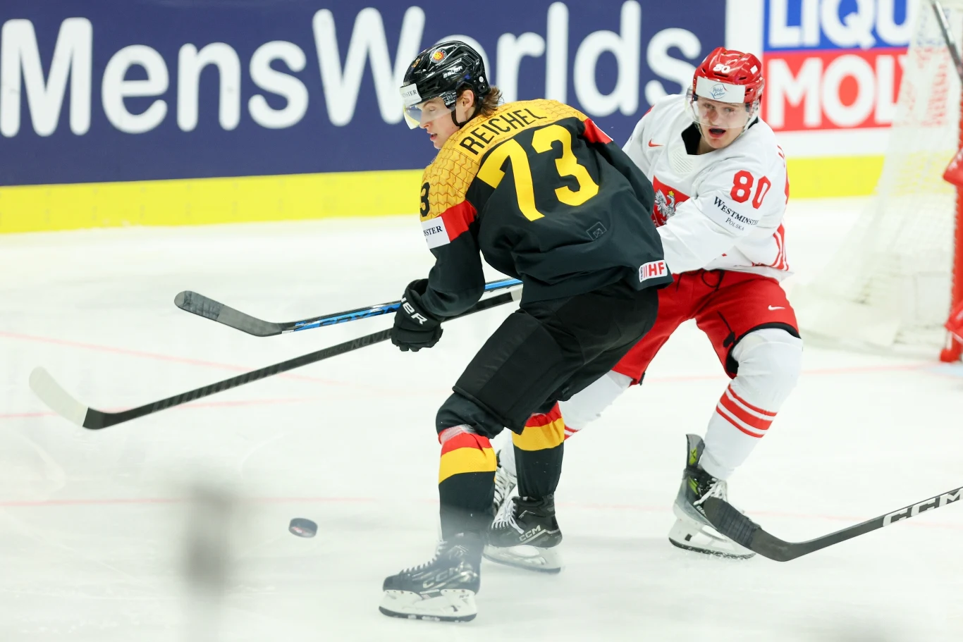 Kacper Maciaś i Lukas Reichel Kacper Maciaś i Lukas Reichel