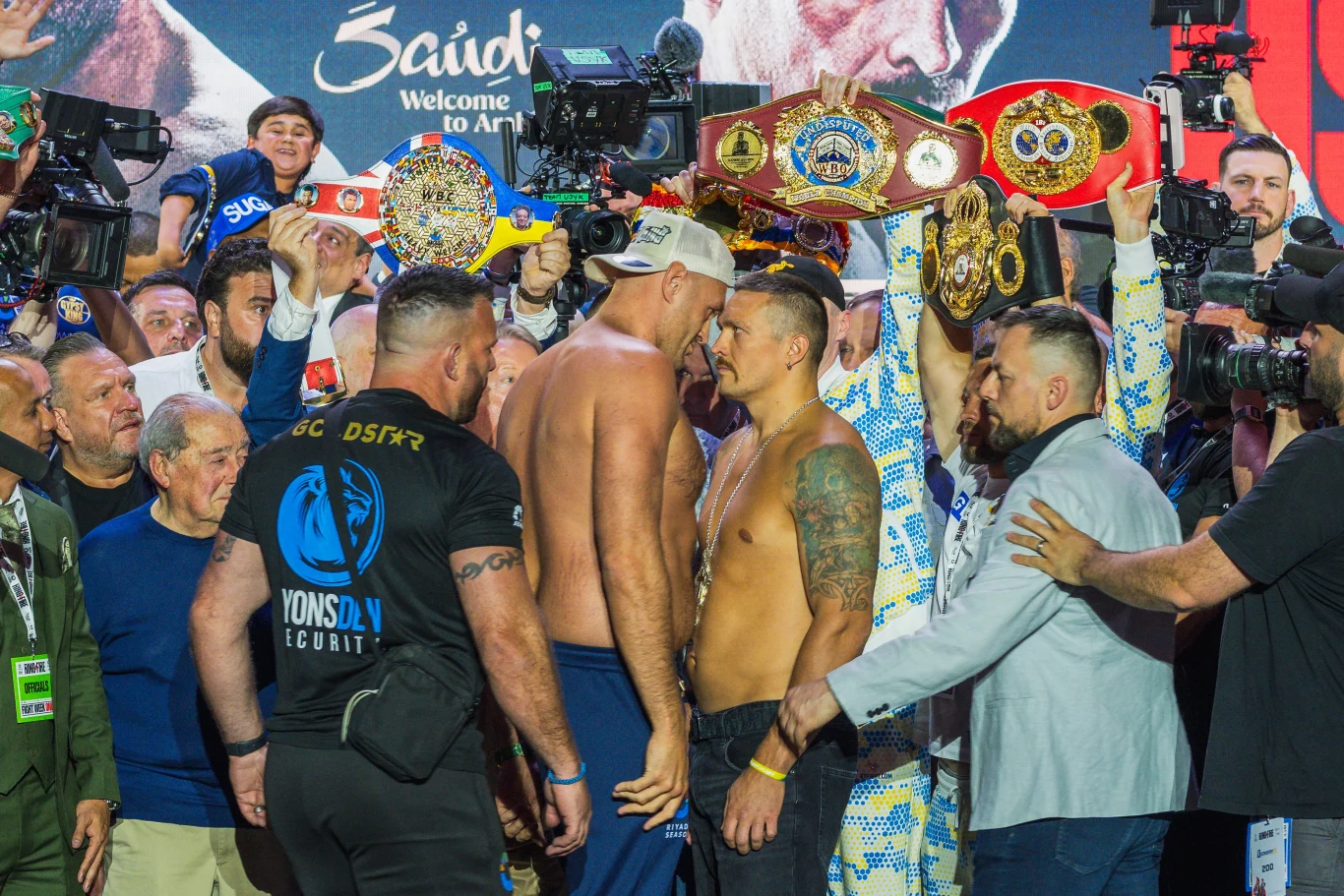 Tyson Fury i Ołeksandr Usyk