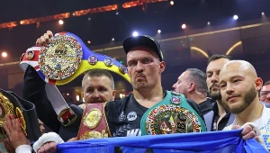 Ołeksandr Usyk po wygranej z Tysonem Furym